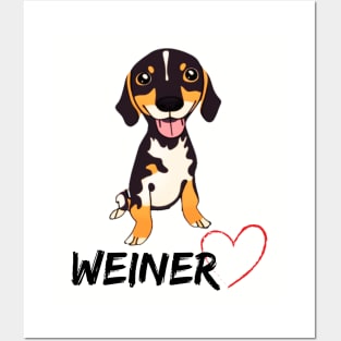 Weiner Love Posters and Art